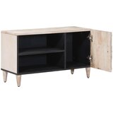 TV ormar s policom Bijelo 80 x 31,5 x 46 cm Čvrsto drvo manga | Eponuda.ba