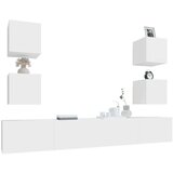  6-dijelni set TV ormarića bijeli od konstruiranog drva | shoptok.hr