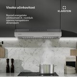 Klarstein SlimVent 60 Silver kuhinjska napa za svežo in zračno kuhinjo | Shoptok.si