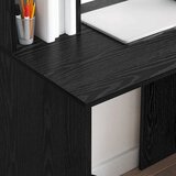  Stol s policom Crni hrast 91 x 50 x 149 cm Konstruirano drvo | Eponuda.com