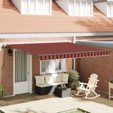  Povlačivi tende narančasta i smeđa 400 × 350 cm | Shoptok.si