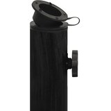  Stalak za suncobran crni 45 x 45 x 30 cm od lijevanog željeza | Eponuda.com