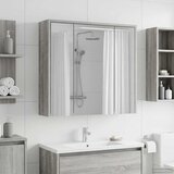  Kupaonski ormar s ogledalom Siva Sonoma 63,5 x 16 x 62,5 cm | shoptok.hr