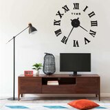 3D zidni sat moderni dizajn 100 cm XXL crni Cijene