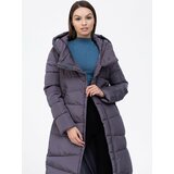 TIFFI Grey hooded winter coat -FIFI MERIBEL cene