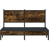 Metalni okvir kreveta bez madraca boja hrasta 150 x 200 cm | shoptok.hr