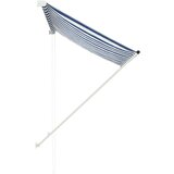  Zložljiva tenda 150x150 cm modra in bela, (20610924) | Shoptok.si
