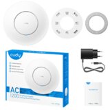 Cudy AP1300 AC1200 gigabit wireless access point, dual band, 1xGbit wan lan poe, ap router re wisp Cene