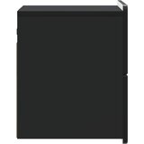 Noćni ormarić za montažu na zid 2 pcs Crna 33 x 34,5 x 43 cm | shoptok.hr