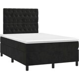 Box spring krevet s madracem crni 120 x 200 cm baršunasti | shoptok.hr