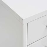 vidaXL Premična arhivska omara siva 28x41x109 cm kovinska | Shoptok.si
