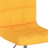  Okretne blagovaonske stolice 4 kom žute od tkanine | shoptok.hr