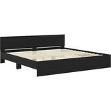  Okvir za krevet Crni hrast 180 x 200 cm Konstruirano drvo | shoptok.hr