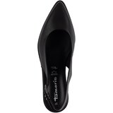Tamaris Odprte balerinke črna | Shoptok.si