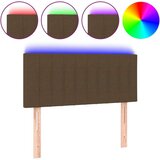  Posteljno vzglavje temno rjavo 100x5x78/88 cm blago, (20737905) | Shoptok.si
