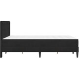  Okvir kreveta s madracem s uzglavljem Crna 160 x 200 cm Baršun | shoptok.hr