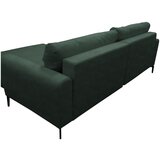 MID.YOU KOTNA SEDEŽNA GARNITURA, gladka tkanina temno zelena | Shoptok.si