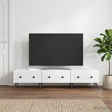 TV ormar s ladicama Bijela visokog sjaja 147 x 34,5 x 30 cm | shoptok.hr