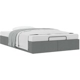 vidaXL okvir za krevet bez madraca tamnosivi 120x190 cm od tkanine | shoptok.hr