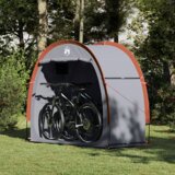 vidaXL Zadnji shranjevalni šotor Siva in oranžna 210 x 90 x 174 cm | Shoptok.si