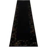 RugsX Preproge Tekač, Tekač GLOSS sodobni 408C 86 Okvir 80x300 cm Črna | Shoptok.si
