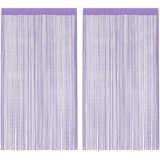  Nižaste zavjese 2 kom Ljubičaste 140x250 cm | Eponuda.ba
