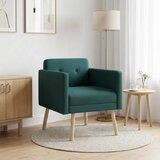  Ukrasna fotelja Tamnozelena Tkanina - Tamnozelena | shoptok.hr