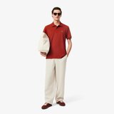 Lacoste Majice & Polo majice SHORT SLEEVED RIBBED COLLAR Rdeča | Shoptok.si
