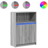  Komoda s LED svjetlima boja hrasta sonome 72x34x100 cm drvena | shoptok.hr