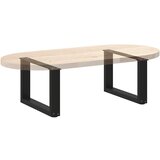  Noge za klub stolić U-oblik 2 kom Crne 50 x (30-31) cm Čelik | shoptok.hr