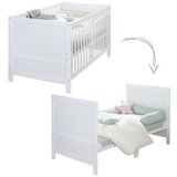 Roba Bela otroška posteljica z nastavljivo višino 70x140 cm Easy Sleep – | Shoptok.si