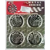 AMBLEMI SILIKONSKI CRNI 4/1 FI55mm ALFA ROMEO