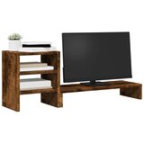  Stalak za monitor sa stolnim organizatorom boja hrasta drveni | shoptok.hr