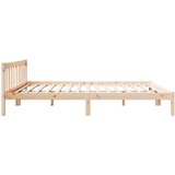  Dugi okvir kreveta bez madraca 200 x 220 cm od borovine | shoptok.hr