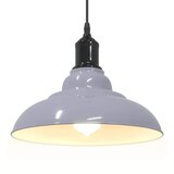 VISILICA podesiva po visini E27 sjajno siva Ø 31 cm metal | shoptok.hr