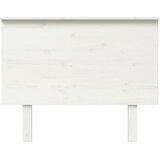  Uzglavlje za krevet bijelo 104x6x82,5 cm od masivne borovine | shoptok.hr
