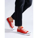 SHELOVET red classic sneakers