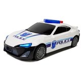  Policijski avto za igro z majhno figuro policista - bela | Shoptok.si