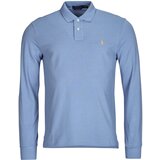 Polo Ralph Lauren Polo majice dolgi rokavi POLO COUPE DROITE EN COTON BASIC MESH Modra | Shoptok.si