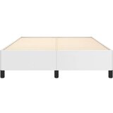  Posteljni okvir bel 140x190 cm umetno usnje, (20725856) | Shoptok.si