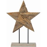  Božićna zvijezda Smeđa 43,5 x 13,5 x 59 cm Čvrsto teak drvo | Eponuda.ba