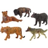 African Forest Animals Figure Set Bear Tiger | Shoptok.si