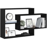  Zidna polica crni hrast 104x20x58,5 cm inženjerski drvo | shoptok.hr