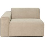 Scandic bež končni modul kavča Sting, 124 cm, levi kot | Shoptok.si