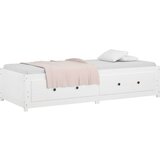  Dnevni ležaj bijeli 90 x 200 cm od masivne borovine | shoptok.hr