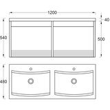 Pino Art lavabo sa ormarićem 120 Venus 0452H | ePonuda.com