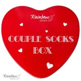 ZOOKSY/RAINBOW SOCKS Socks COUPLE BOX 2 Pairs Box Heart Rainbow Socks | Shoptok.si