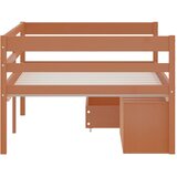  Okvir za krevet i ladice/ormarić tamnosmeđi 90x200 cm borovina | shoptok.hr