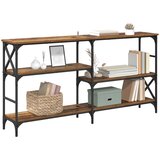  Konzolna stolica s policom Staro drvo 150 x 29 x 76,5 cm | shoptok.hr