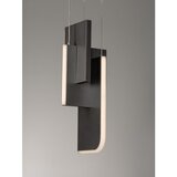 Nova Luce Svijetlo siva metalna LED viseća svjetiljka s mogućnosti zatamnjivanja Totem – | shoptok.hr